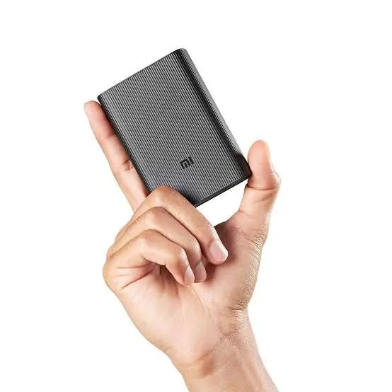 Mi 3 10,000 mAh Mini Ultra Compact Fast Charging Powerbank – Black Store