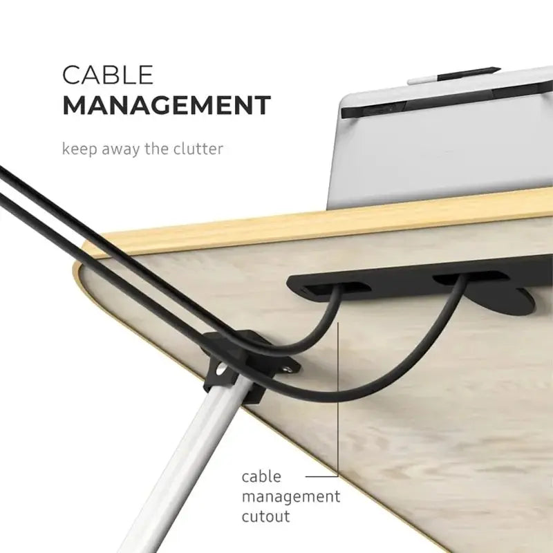 Multifunctional Foldable Wooden Laptop Stand Store