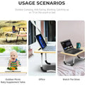 Multifunctional Foldable Wooden Laptop Stand Store