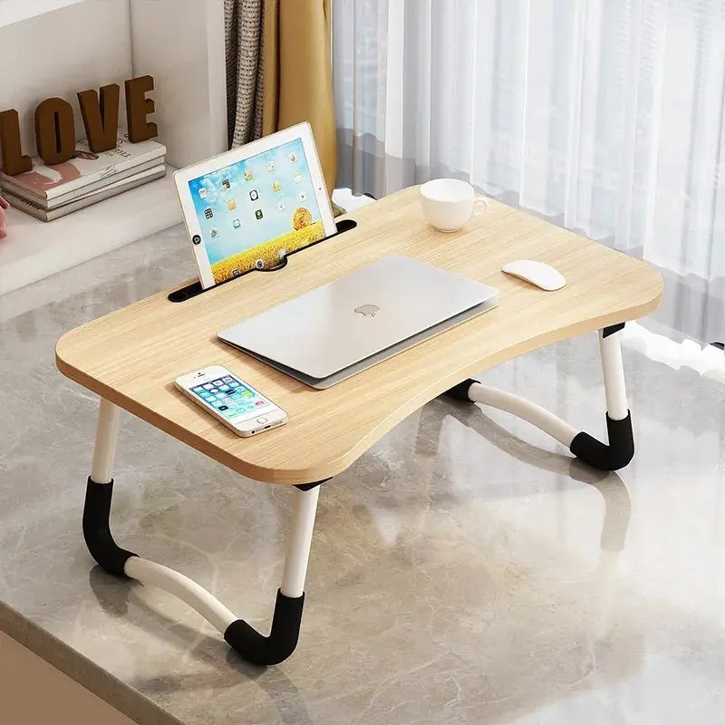 Multifunctional Foldable Wooden Laptop Stand Store