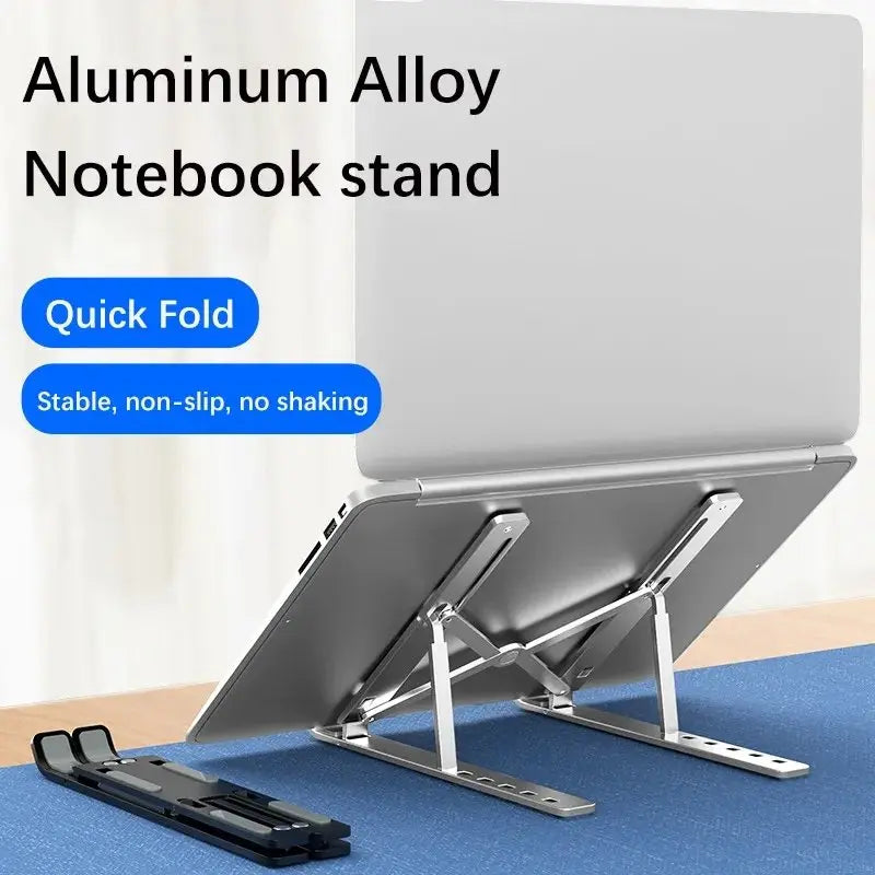Aluminum Foldable Laptop Stand Store