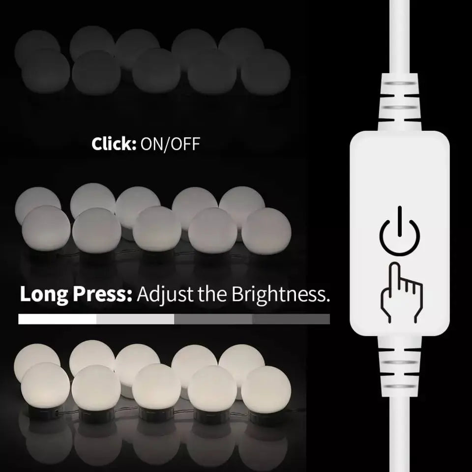 Vanity Mirror Light Bulbs – 3 Modes Store