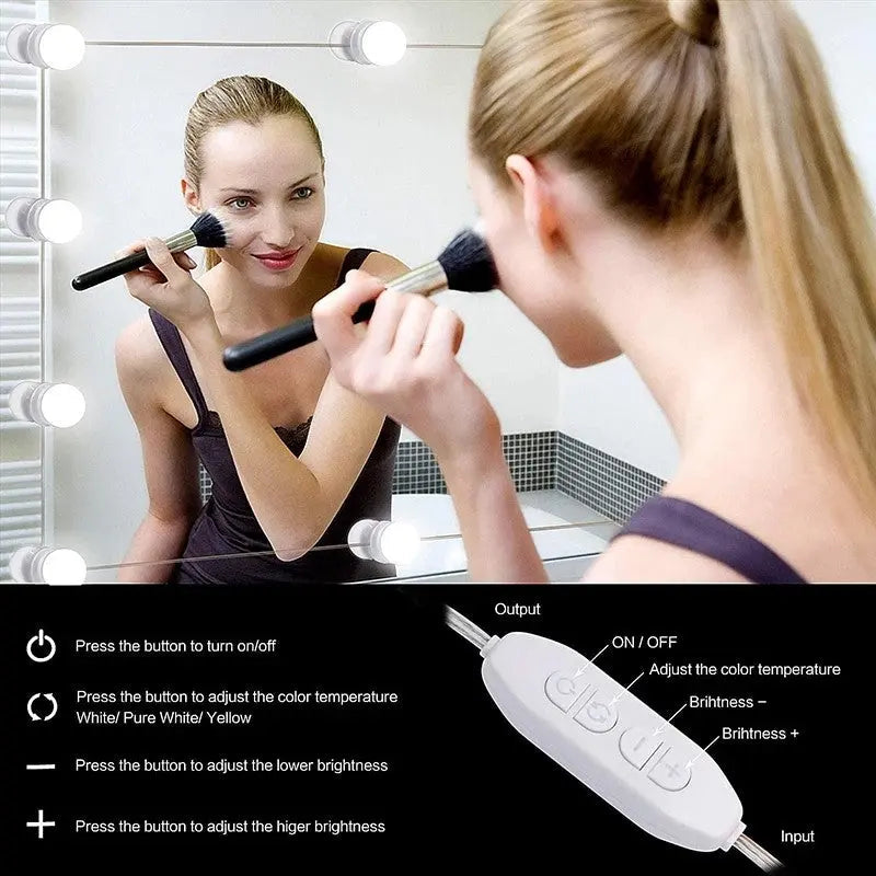 Vanity Mirror Light Bulbs – 3 Modes Store