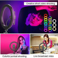 RGB 26 CM Professional LED Ring Light With 7 FT Tripod Stand Store