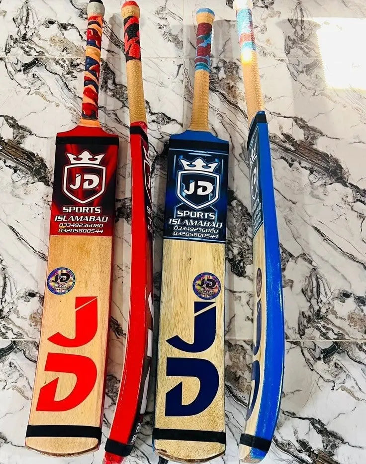 JD Coconut (TM) Edition Tape Ball Cricket Bat Full-Cane Original + 6 Big Shot Balls Store