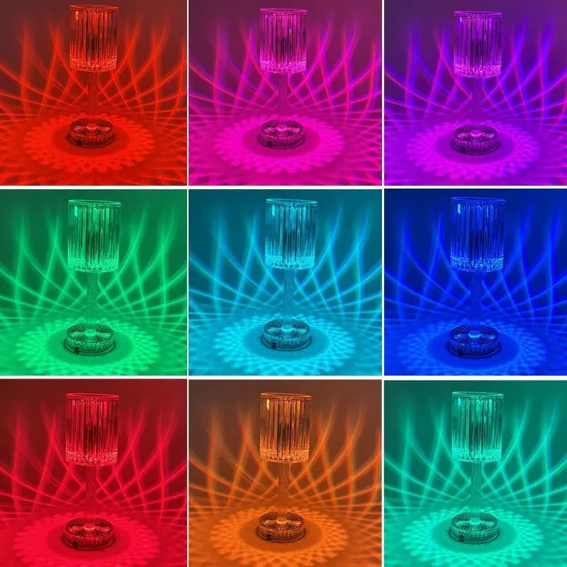 RGB Crystal Drum Lamp Store
