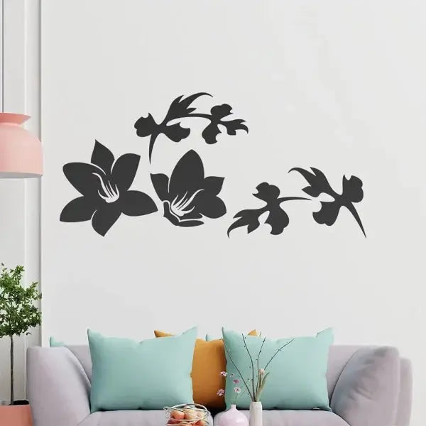 Flower Lines Wooden Wall Decoration Store