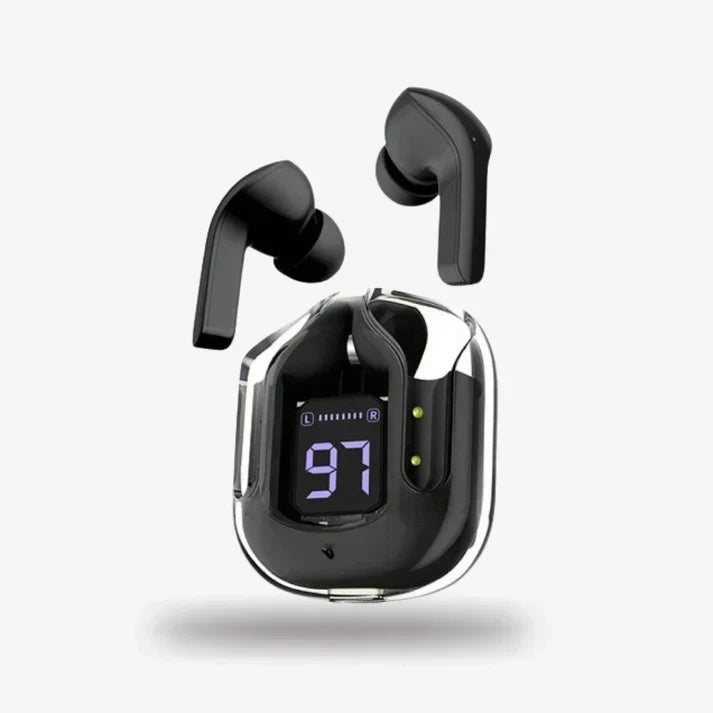 Air-31 Airpods Wireless with Crystal Transparent Case Bluetooth 5.3 Choice For You
