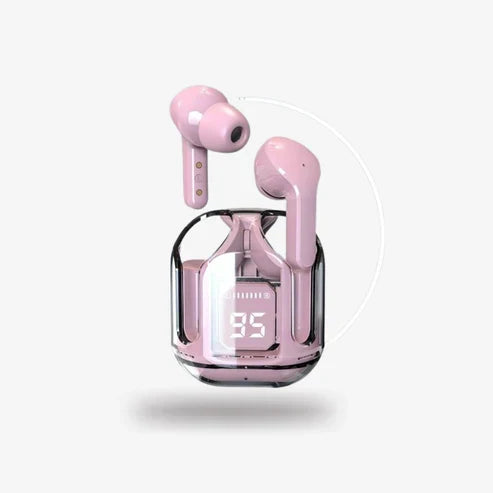 Air-31 Airpods Wireless with Crystal Transparent Case Bluetooth 5.3 Choice For You