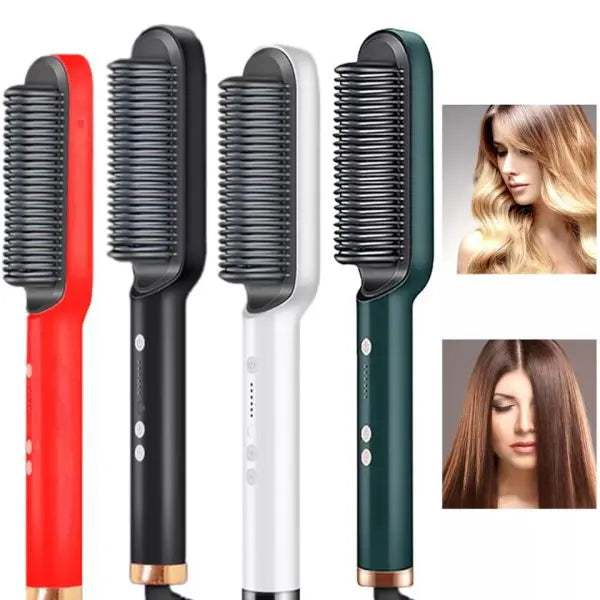 Hair Straightener Iron Brush Straight Hair Comb Store