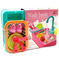 Kids Kitchen Sink Electric Circulation Pumping Wash Basin Plastic Stimulation Store