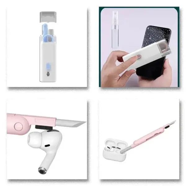 New Headset 7 In 1 Kit Scalable Keyboard Cleaner Brush Store