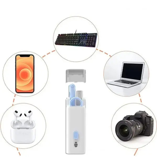 New Headset 7 In 1 Kit Scalable Keyboard Cleaner Brush Store