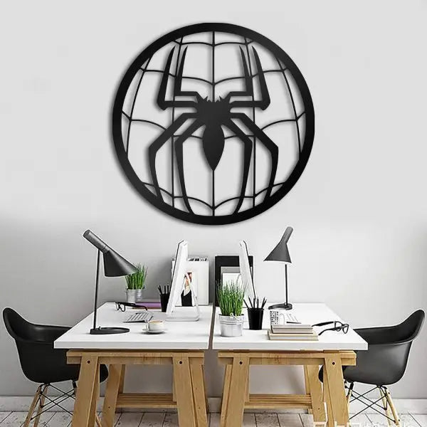 Spider – Spiderman Logo Wooden Wall Decoration. Store