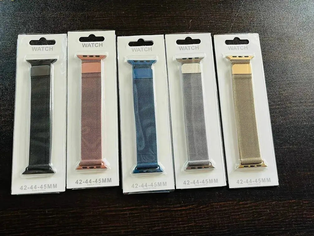 Stainless Steel Milanese Magnetic Mesh Loop Smart Watch Band Strap Metal Watchband Store