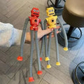 Telescopic Suction Cup Robot Toy  (random Color) Store