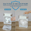 Portable Air Conditioner Fan : Usb Electric Fan With Led Night Light , Humidifier Function Store