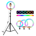 RGB 26 CM Professional LED Ring Light With 7 FT Tripod Stand Store