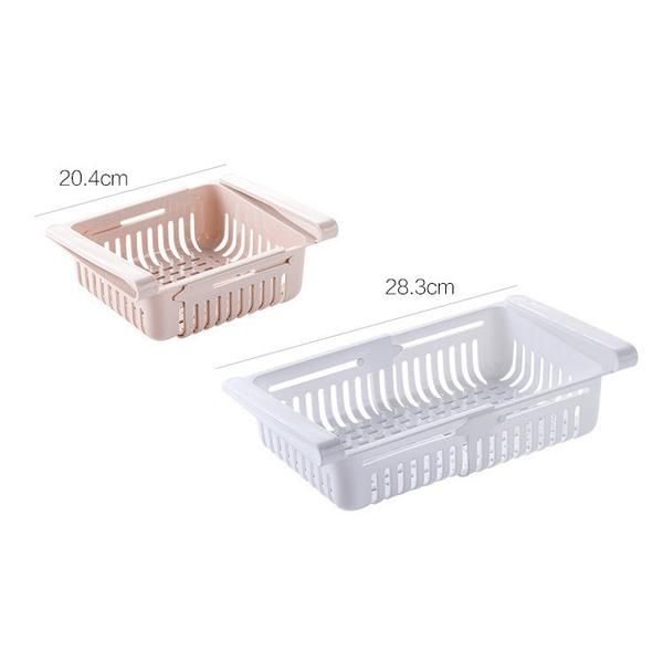 Expandable Fridge Storage Organizer | Adjustable Drawer Rack