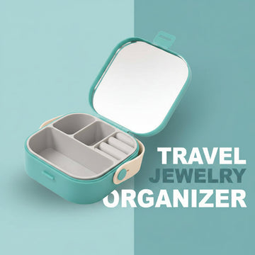 Portable Travel Jewellery Organizer Box