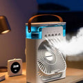 Portable Air Conditioner Fan : Usb Electric Fan With Led Night Light , Humidifier Function Store