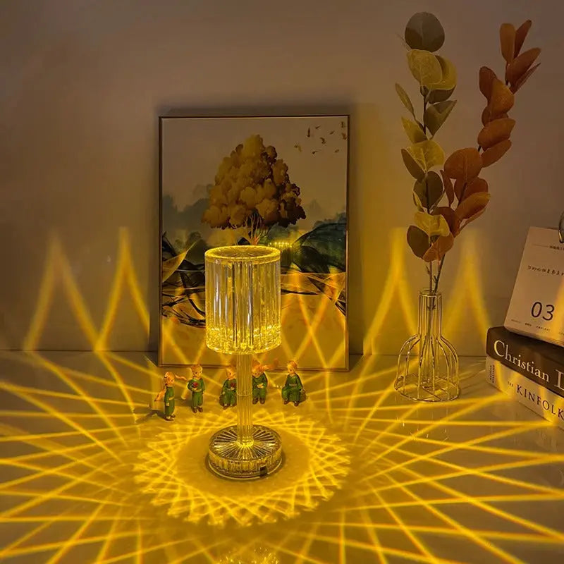 RGB Crystal Drum Lamp Store