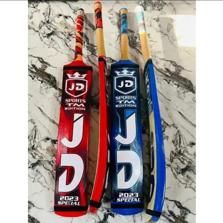 JD Coconut (TM) Edition Tape Ball Cricket Bat Full-Cane Original + 6 Big Shot Balls Store