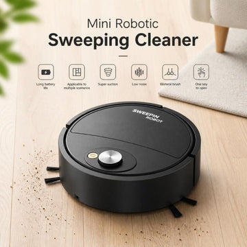 Mini Robot Vacuum – Automatic Smart Floor Sweeper
