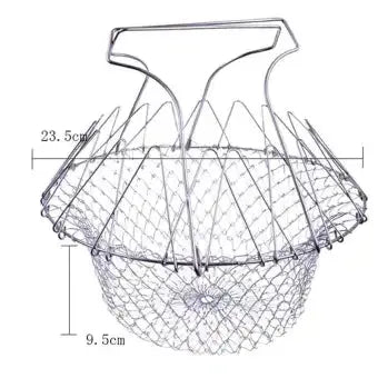 Multi Functional Foldable Rinse Basket Store
