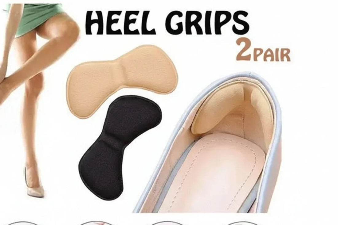Premium Heel Grips & Cushion Protector Pads (2 Pair)