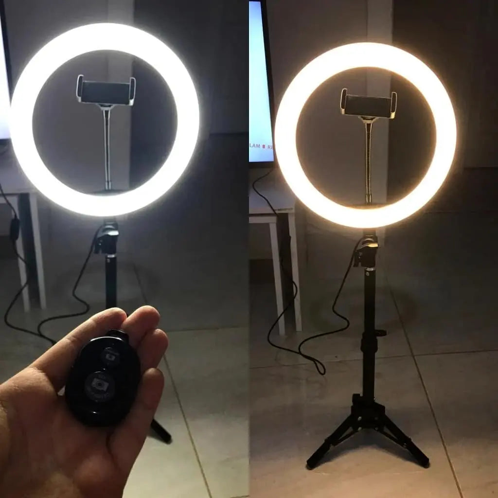26 CM Professional LED Ring Light With 7 FT Tripod Stand Store