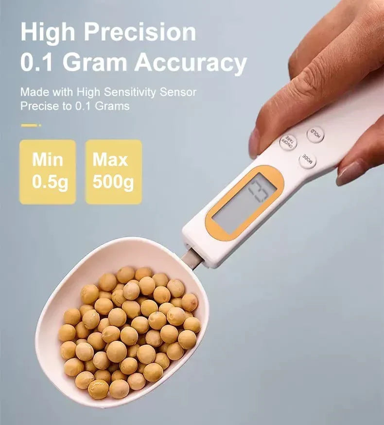 Smart Digital Measuring Spoon Scale – Precision Kitchen Tool for Spices & Liquids